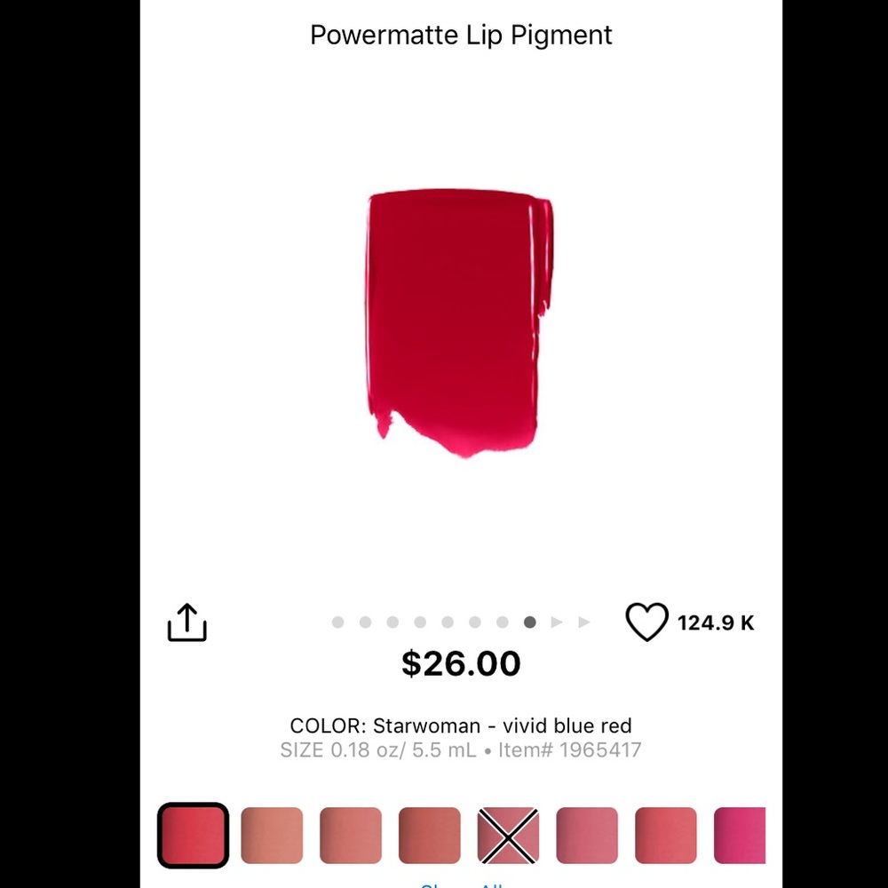 HP! NARS Powermatte Lip Pigment, Star Woman, trial - Picture 2 of 8